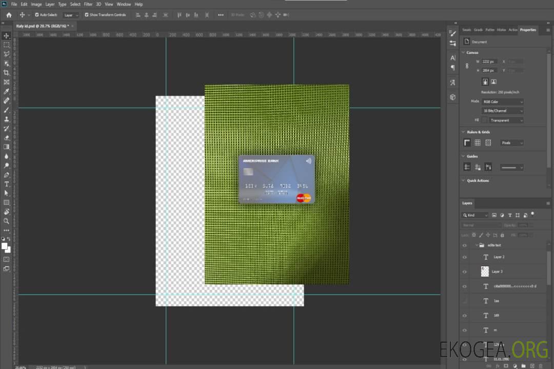 USA Ameriprise Bank mastercard photolook recto template USA Ameriprise Bank mastercard photolook recto template